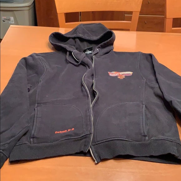 harley davidson zip hoodie